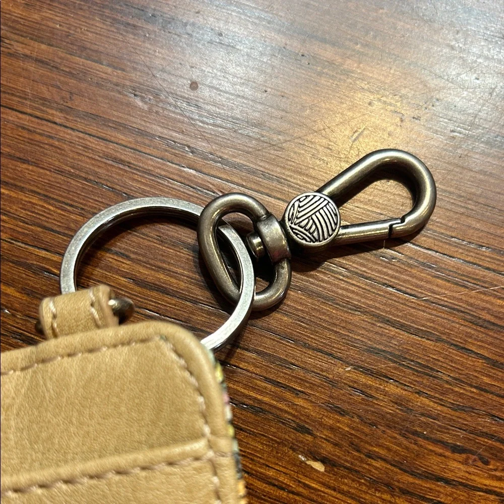 Sakroots Floral key chain card Wallet